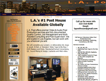 Tablet Screenshot of laposthouse.com
